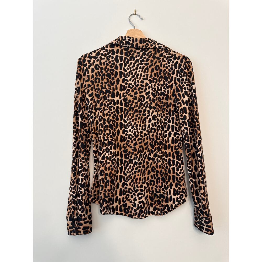 Philosophy Leopard Print Button Up Blouse Size S - Picture 4 of 4